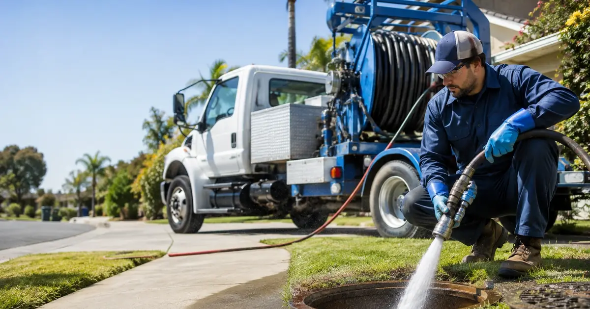 Hydro jet sewer cleaning Spring Valley