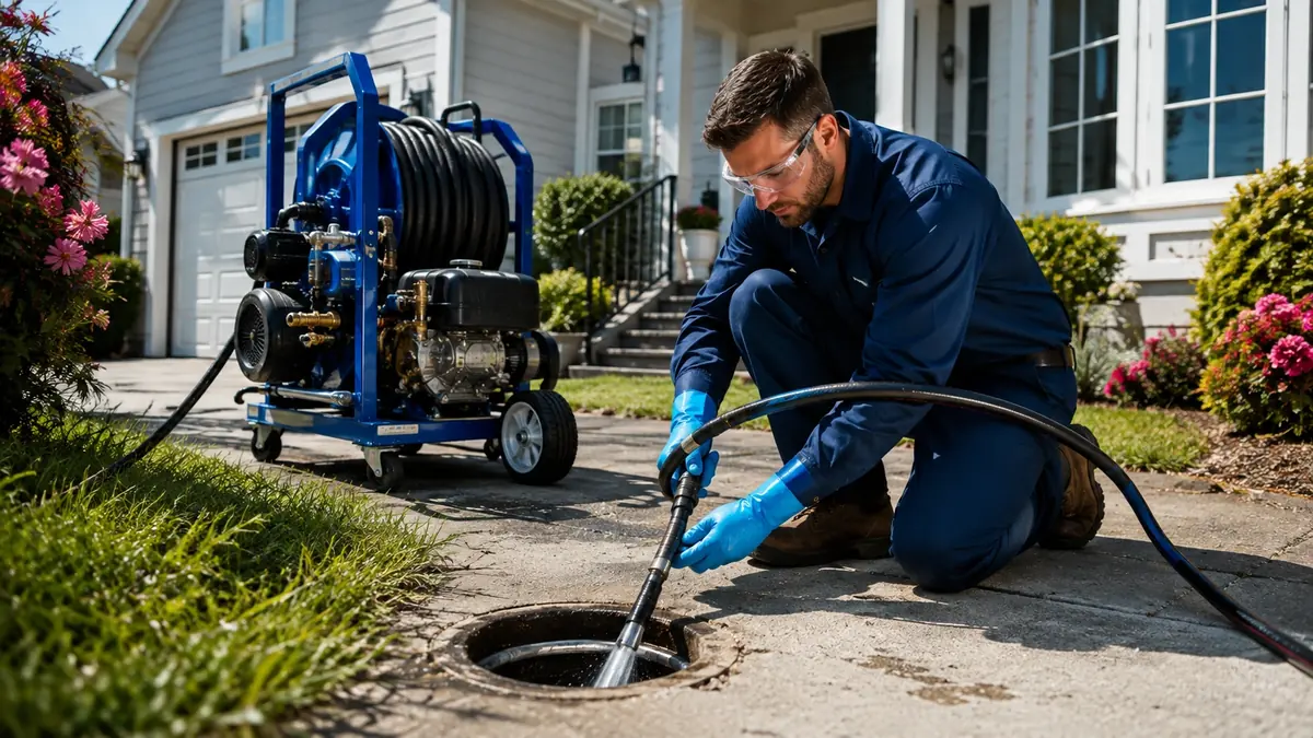 Residential Hydro Jet Drain Cleaning in Spring Valley