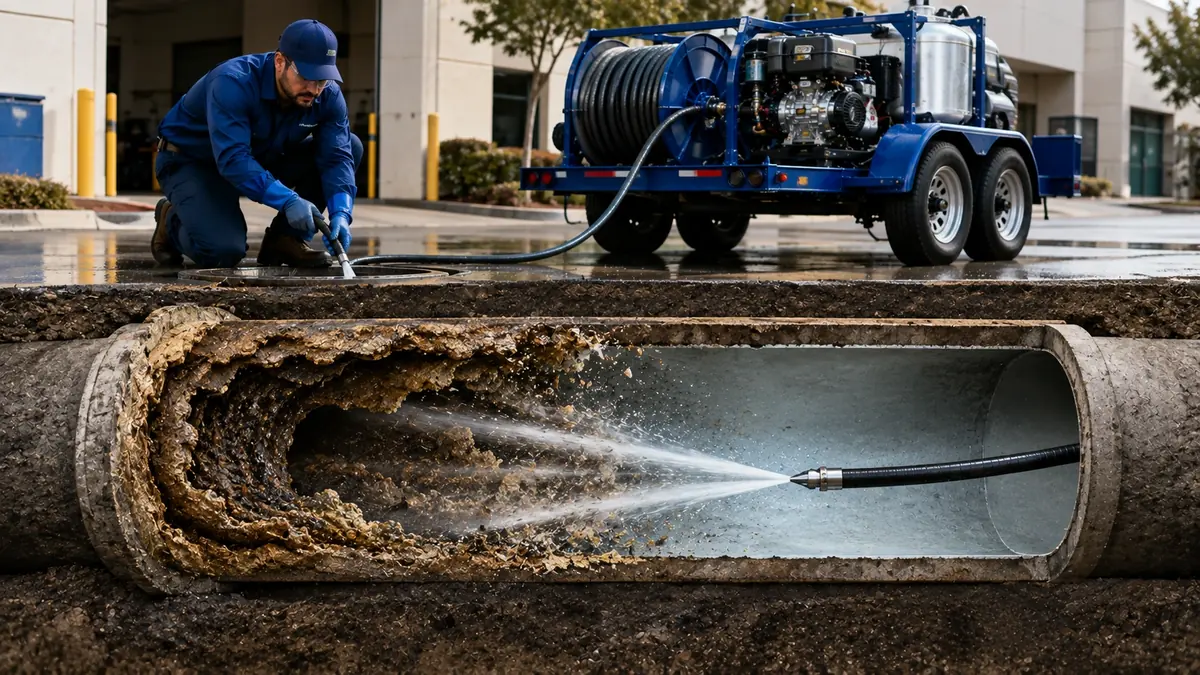 Sewer Pipe Descaling in Spring Valley